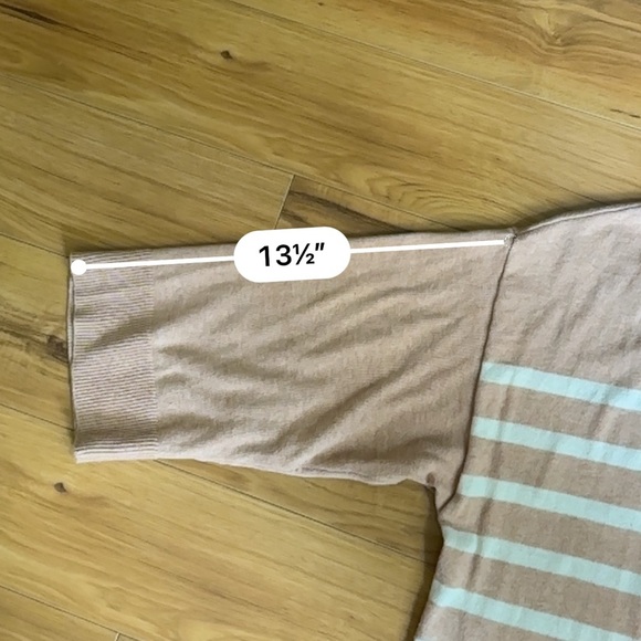 Striped Open-Front Cardigan Sweater - Picture 2 of 8